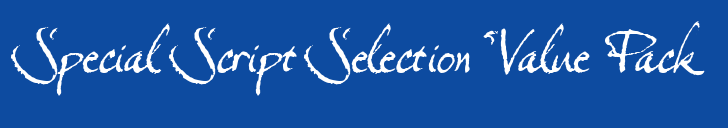Special Script Selection Value Pack